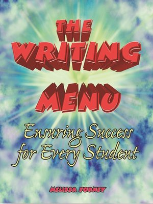 cover image of The Writing Menu